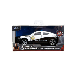 Fast & Furious Metall 1:32 2006 Dodge Charger - Police