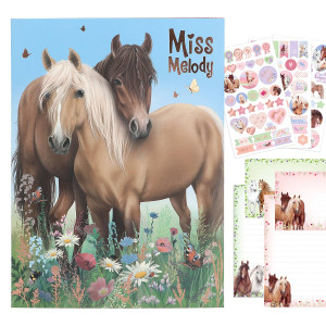Miss Melody Paperitavarat kansiossa Hevoset