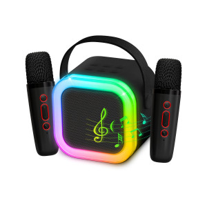 Karaoke-kaiuttimet mikrofoneilla