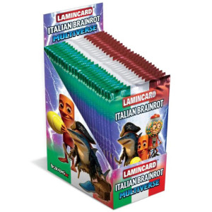 Lamincard Italian Brainrot Booster Multiverse Koko laatikko 24 pakkausta