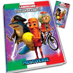 Lamincard Italian Brainrot Multiverse Album incl 1 foilpack
