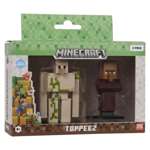 Minecraft Toppeez 2-pack Golem & Villager