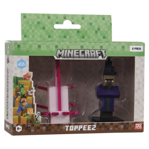 Minecraft Toppeez 2-pack Axolotl & Villager