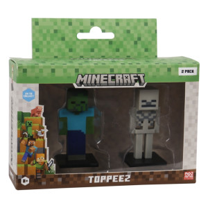 Minecraft Toppeez 2-pack Zombie & Skeleton