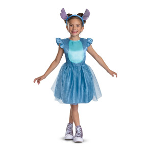 Stitch Mekko tiaralla Naamiaismekko S (5-6 vuotta)