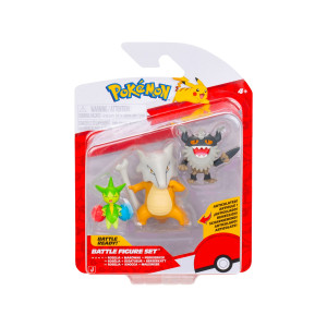 Pokemon Battle Figure Set Roselia + Marowak + Perrserker