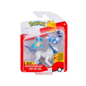 Pokemon Battle Figure Set Squirtle + Absol + Skorupi