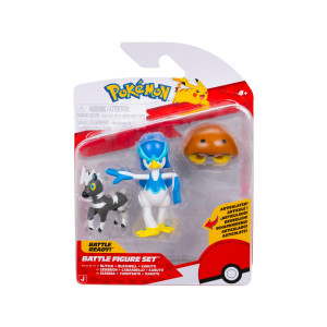 Pokemon Battle Figure Set Blitzle + Quaxwell + Kabuto