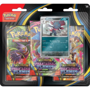 Pokemon Phantasmal Flames 3-pack Blister Weavile