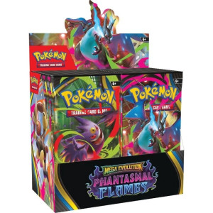 Pokemon Mega Evolution Phantasmal Flames Booster Koko laatikko 36 pakkausta