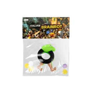 Italian Brainrot Taba Squishy Boneca Ambalabu (Sammakko)