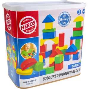 Heros Blocks Puupalikat 100 kpl pakkaus