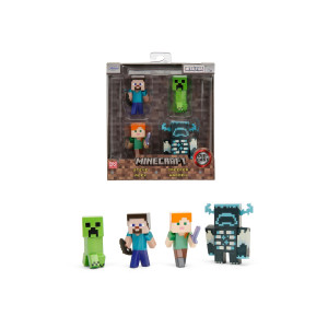Minecraft Jada Metallihahmot 4 kpl 2.5"