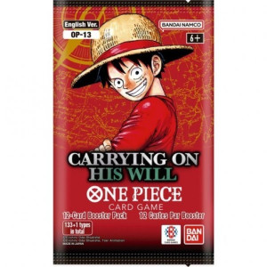 One Piece Carrying on his will Booster Pack OP13