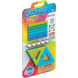 Geomag Rainbow 15 pcs Cold colors
