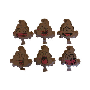 Pieru tyyny ruskea kasvot