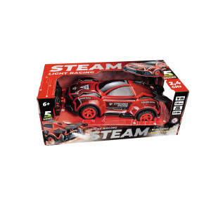 Steam Light Racing Radio-ohjattava auto 1:16 Punainen