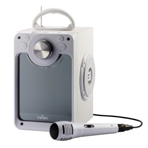Sing Along Karaoke Machine White