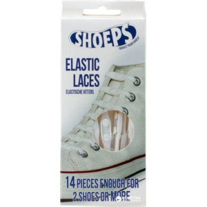 Shoeps Joustavat kengännauhat Valkoinen