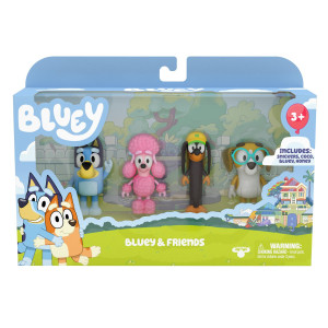 Bluey Figuuripaketti Bluey & Friends