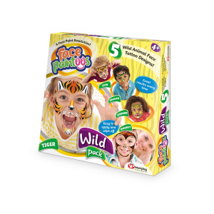 Face Paintoos Kasvotatuoinnit Wild Pack tiikeri