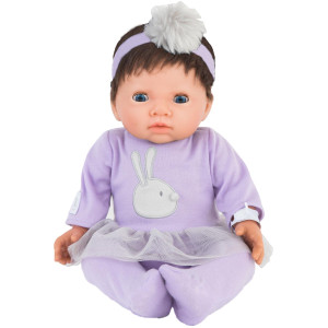 Tiny Treasures Doll Tummat hiukset Purppurainen asu 30140