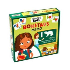 Pedagog Spel Bokstavsmemo