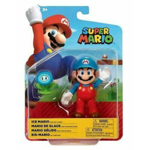 Super Mario Figure 10cm Ice Mario