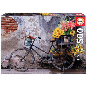 Educa Bicycle with Flowers Puzzle 500 pcs 17988