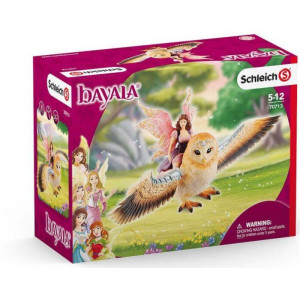 Schleich Bayala Fairy on glittery Owl 70713