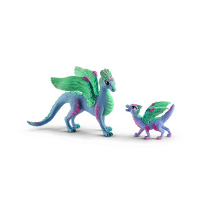 Schleich Bayala Flower Dragon Mom and Baby 70592