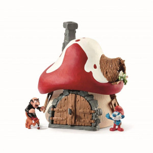 Schleich Smurf House with 2 figures 20803