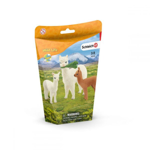 Schleich Wild Life Alpaca Family  42544