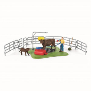 Schleich Farm World Cow washing station 42529