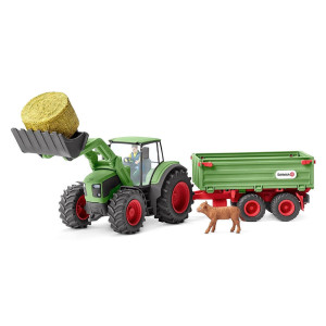 Schleich Tractor with Trailer 42379