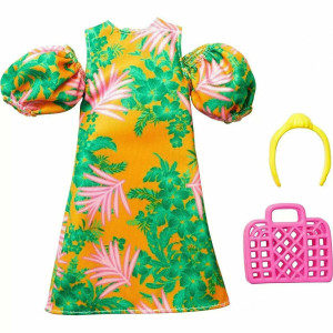 Barbie Fashion Dress with flowers HBV32