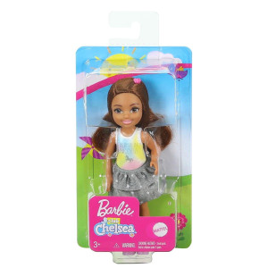 Barbie Chelsea Brown haired Girl I believe in unicorns GHV63
