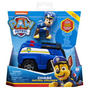 Paw Patrol Hahmo ajoneuvon kanssa Chase