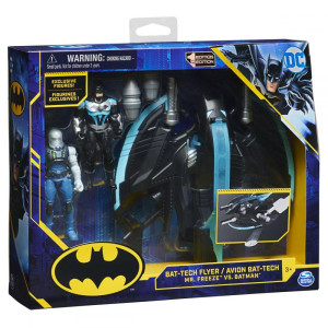 Batman Bat-Tech Flyer with figures