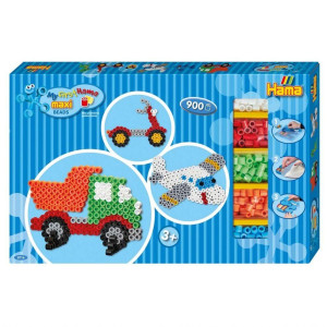Hama Maxi Giant Gift Box 900 pcs Vehicles