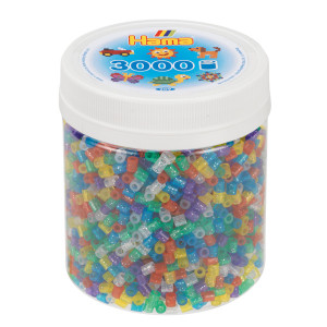 Hama Midi Beads in Jar 3000 pcs Glitter Mix 54