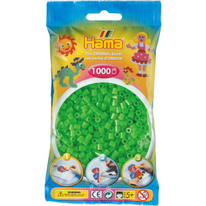 Hama Midi Fluorescent Green 1000pcs 207-42