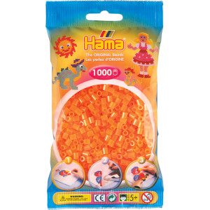 Hama Midi Neon Orange 1000pcs 207-38