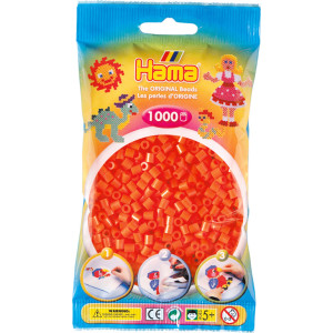 Beads to Plate Hama Midi Orange 1000pcs 207-04