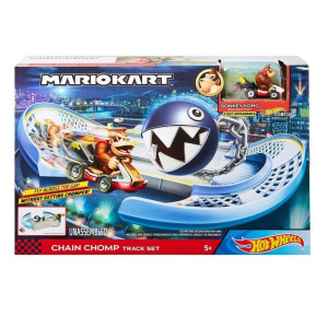 Hot Wheels Mario Kart Chain Chomp Track Set